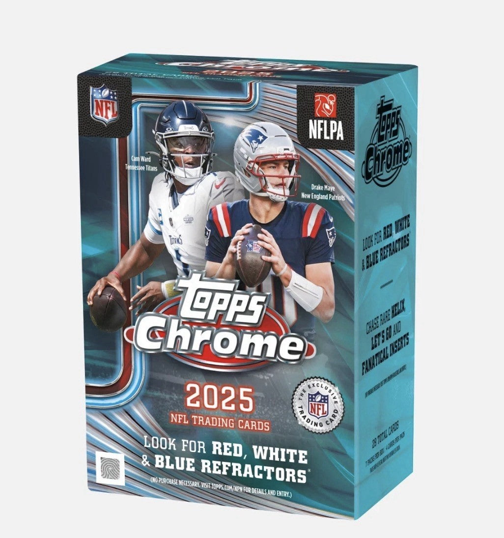 2025-2026 Topps Chrome NFL Blaster Box