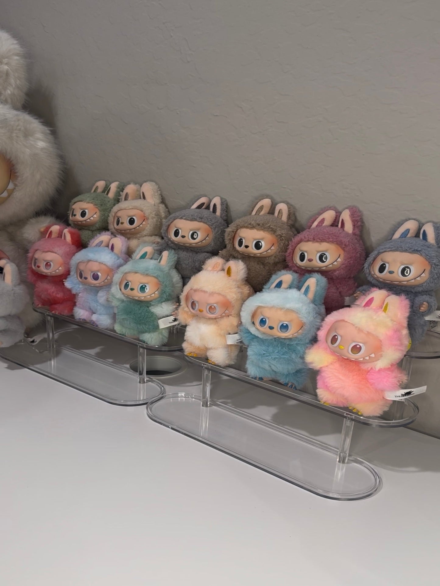 (2) Clear Acrylic Display Shelf