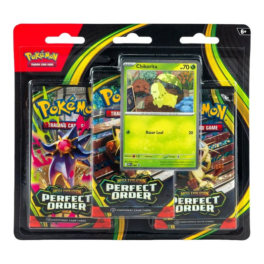Pokemon Mega Evolution 3 Perfect Order 3 Pack Blister